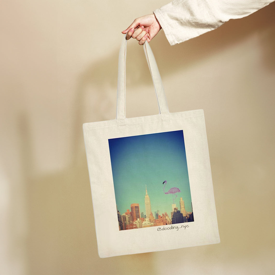 Quirky cotton totes